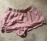Red Striped Brandy Shorts Melville Photo 0