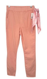 Juicy Couture Pants Women 27 Wild Peach Cali Garment Dye Scarf Belt Skinny Y2K Photo 0