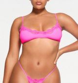 SKIMS Fits Everybody Lace Scoop Bralette XS Photo 0