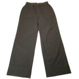 Everlane Women's Black High Waisted Wide-Leg Cotton Pants Size M‎ Photo 0