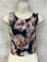 Abercrombie Fitch Abstract Print Top Women XS Urban Grunge Indie Mall‎ Goth Photo 0