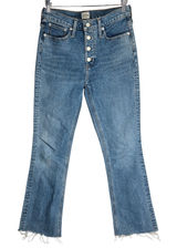J. Crew‎ Tall Billie Demi Boot Crop Jeans 28T Blue Denim AQ789 High Rise Photo 0