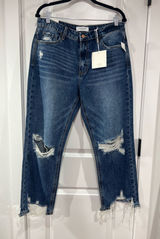 Vervet High Rise, dark wash, cropped, jeans Photo 0