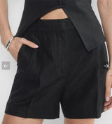 Aritzia x Wilfred Effortless Short Linen High-waisted linen shorts,NWT black 4 Photo 0