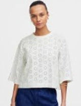 Madewell Eyelet Embroidered Crop Top XXS Womens White Short Sleeve‎ NV969 Photo 0