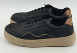 Hey Dude Hudson Lift Metallic‎ Black Tan Platform Sneakers Womens 12 41985-00W Photo 0