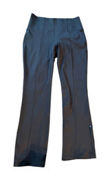 Halara Black High Waisted Flare 7/8 Leggings Snap Hem Seam Front Pants Large NWT Photo 0