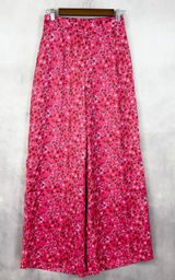 Sugar Lips Womens Wide‎ Leg Pants XS Floral Soft Girl Indie Romantic Coquette Photo 0