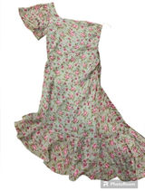 ASTR The Label one shoulder ruffled chiffon overlay midi dress. Size: M. NWOT Photo 0