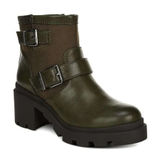 Circus By Sam Edelman Women's Platform Ankle Moss Moto Boots‎ Green Size 5M Photo 0