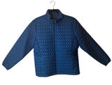 Lands End Womens XL Blue Primaloft‎ Quilted Insulated Full Zip Jacket Coat 18 Photo 0