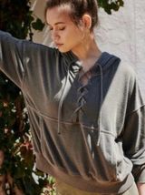 FP Movement Free People The Believer Hoodie Charcoal Grey Size XS Photo 0