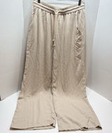 Halara High Waisted Drawstring Pocket Wide Leg Casual Linen-Feel Pants 30x29 Photo 0
