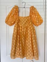 Storia Babydoll Dress Floral Puff Sleeve Photo 0