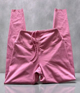 Pink Active Victoria's Secret Cinched Front High Waisted Leggings Rose Small‎ Photo 0