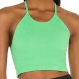 Free People Movement Happiness Cropped Run Tank Racerback Ribbed Fresh Cute XS Photo 0