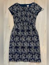 J. crew blue floral dress Photo 0