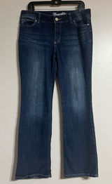 Wrangler Jeans‎ Women's 13x34 Boot Cut Denim Dark Wash Stretch Western 09MWZDO Photo 0