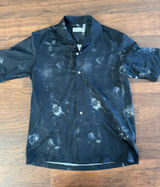 Men’s zara black floral shirt Photo 0