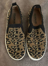 Cushionaire Leopard Slip-On Sneakers - Brown/Black Photo 0