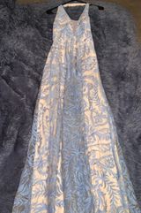 Winter Blue Prom Dress Photo 0