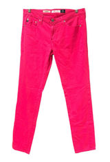 AG Adriano Goldschmied The Stilt Pink Cigarette Jeans Keep A Breast Boobies 31R Photo 0