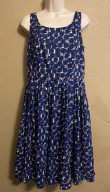 Boden FitnFlare Geo Print Cotton Dress Photo 0