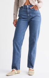 Abercrombie & Fitch Curve Love 90s Straight Ultra High Rise Jeans 32/14S SHORT Photo 0