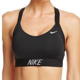 Nike XL Sports Bra Pro Indy Dri-FIT Cross-Back Black 858583-010 Activewear Logo Photo 0