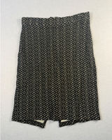 Maeve Anthropologie Black White Geometric Textured Knit Pencil Skirt Size M Photo 0