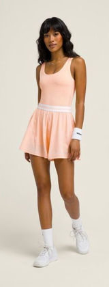 Wilson Women’s Skirty Romper Peach Tennis Golf Pickleball activewear training S Photo 0