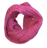 Red Camel Burgundy wine color knit infinity scarf Photo 0
