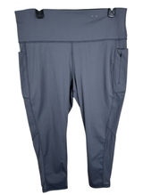 Xersion Gray‎ Nylon Quick-Dri Wide Waistband 7/8 Ankle Skinny Legging Size XL Photo 0