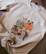 Thanksgiving Crewneck Gildan Thankful Sweatshirt Photo 0