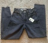 Levi’s Wedgie Straight Jeans Distressed High-Rise Button Fly Photo 0