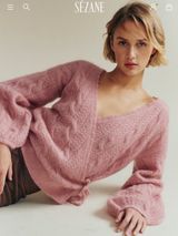 Sezane Odalie Sweater in Petal Pink size XS NEW Photo 0