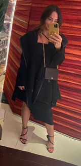 Abercrombie Black ruched dress Photo 0