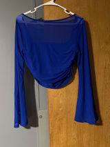 Dark blue crop top Size M Photo 0