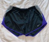 Nike Gray/Purple Running Shorts Photo 0
