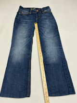 Wrangler Womens 3x34 Boot Cut Jeans Blue Stretch Denim Western Hemmed 1009MWZMS Photo 0