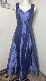 Vintage Alex Evenings Shimmer Gown | 90s Y2K Iridescent Prom Dress A Line Sz 4 Photo 0