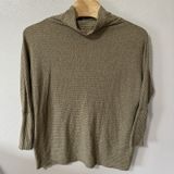 We The‎ Free People Kitty Waffle Thermal Knit Tunic Dress Sweater Green Sz Large Photo 0