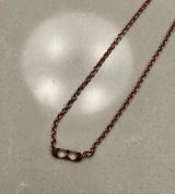 Coach Double C Rose Gold Necklace Photo 0