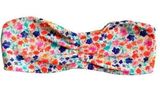 VICTORIA'S SECRET PINK Multicolor Floral Print Lace Bandeau Bra, Large Photo 0