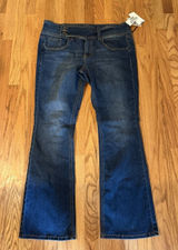 Y2K Urban Outfitters BDG Flare Jeans Size 34 Streetwear Blue Boot Cut NWT Photo 0