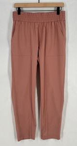 Stitch Star Ankle Pants Womens S Pink‎ Stretch High Rise Tapered Leg Athletic Photo 0