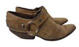 Vintage Guess Harness Boots Women‎ 6.5 Western Moto Leather Georges Marciano 90s Photo 0