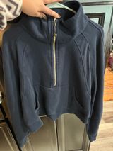 Scuba Funnel Neck Half Zip Blue Size L Photo 0