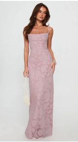 celena maxi dress light pink burnout princess polly Photo 0
