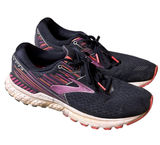 Brooks Adrenaline GTS 19 Black & Purple Women's 9.5 Running Shoes Photo 0